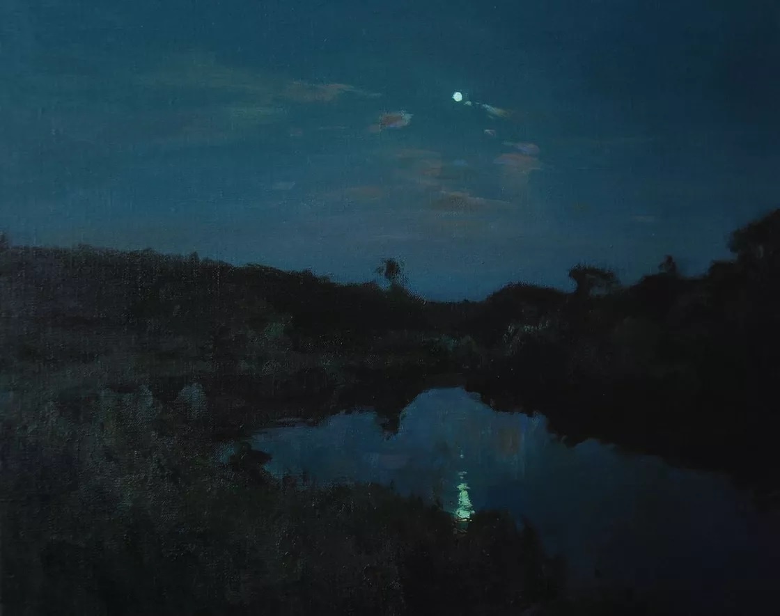 Живопись. Денис Городничий, "Тихая ночь" 2018