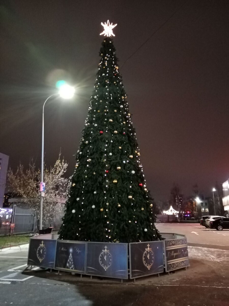 ёлочка есть, а со снегом напряжёнка