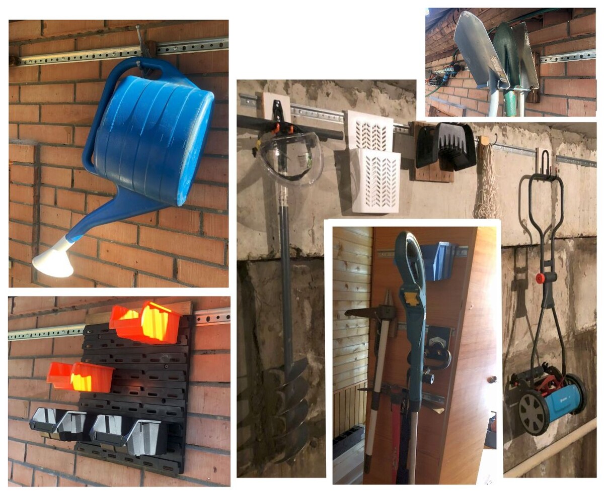 Во избежание терзаний с выбором системы навеса - сначала прикрутим шину. А потом что нибудь на нее привесим.