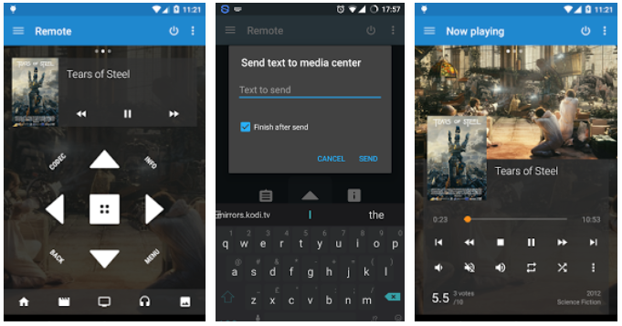 KORE - приложение для смартфона, нужное для управления плеером KODI на другом вашем устройстве