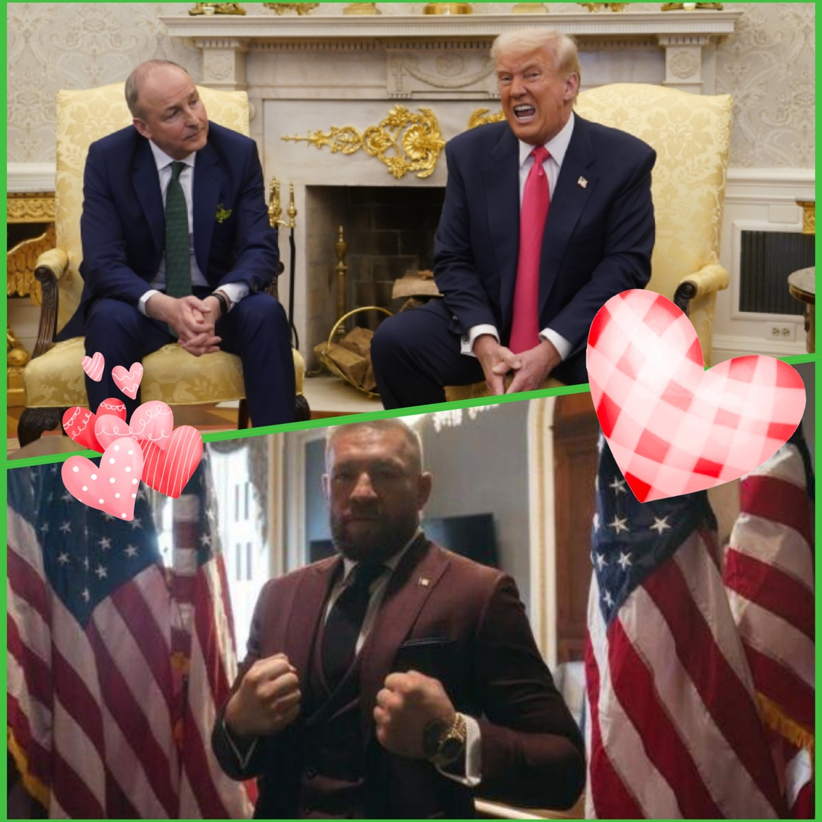 Дональд Трамп+Конор МакГрегор=ЛЮБОВЬ