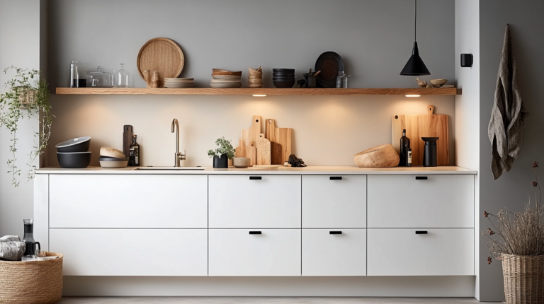    Белая кухня с деревом: уют и стиль в интерьере svkuhni77