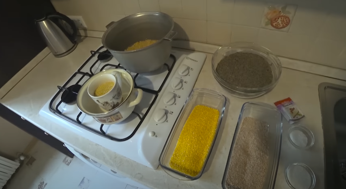 Ингредиенты для приготовления прикормки на леща