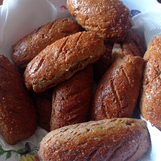 Булочки из ржаной муки