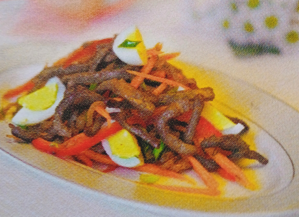 Салат получился очень нежный, вкусный. 