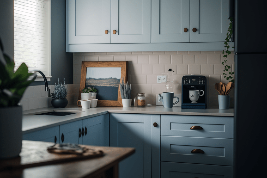    Доступный современный дизайн интерьера кухни Keri