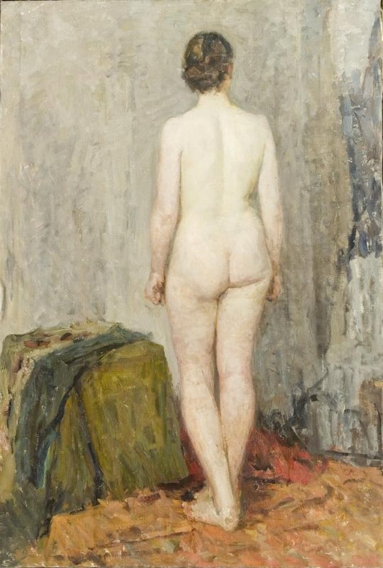 Ю.Н.Тулин. Натурщица стоящая. 1947—1948. НИМ РАХ.