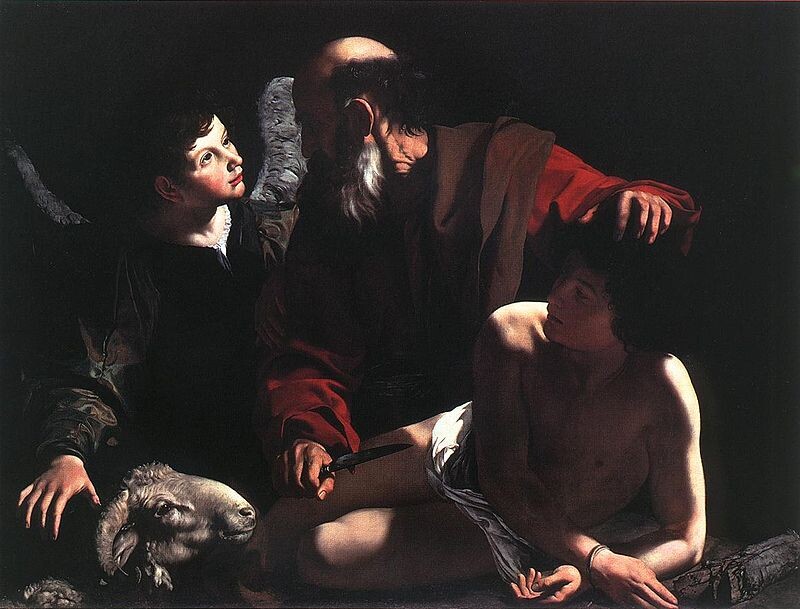Жертвоприношение Исаака, 1598