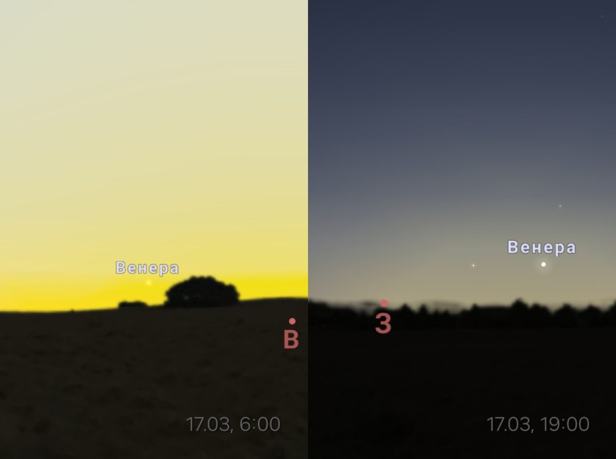    Венеру в небе Нижегородской области можно будет увидеть с 17 по 21 марта