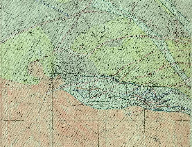 Геологическая карта предшественников
