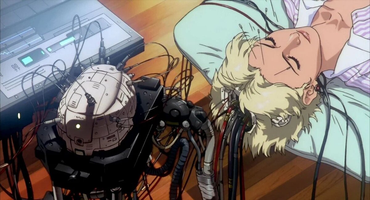 Кадр из мультфильма "Призрак в доспехах"