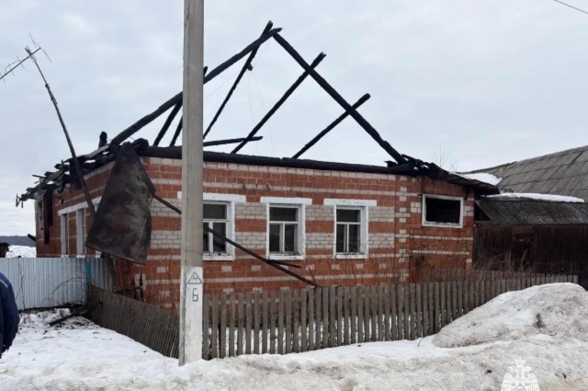    На крупном пожаре в удмуртской деревне нашли тело пенсионера