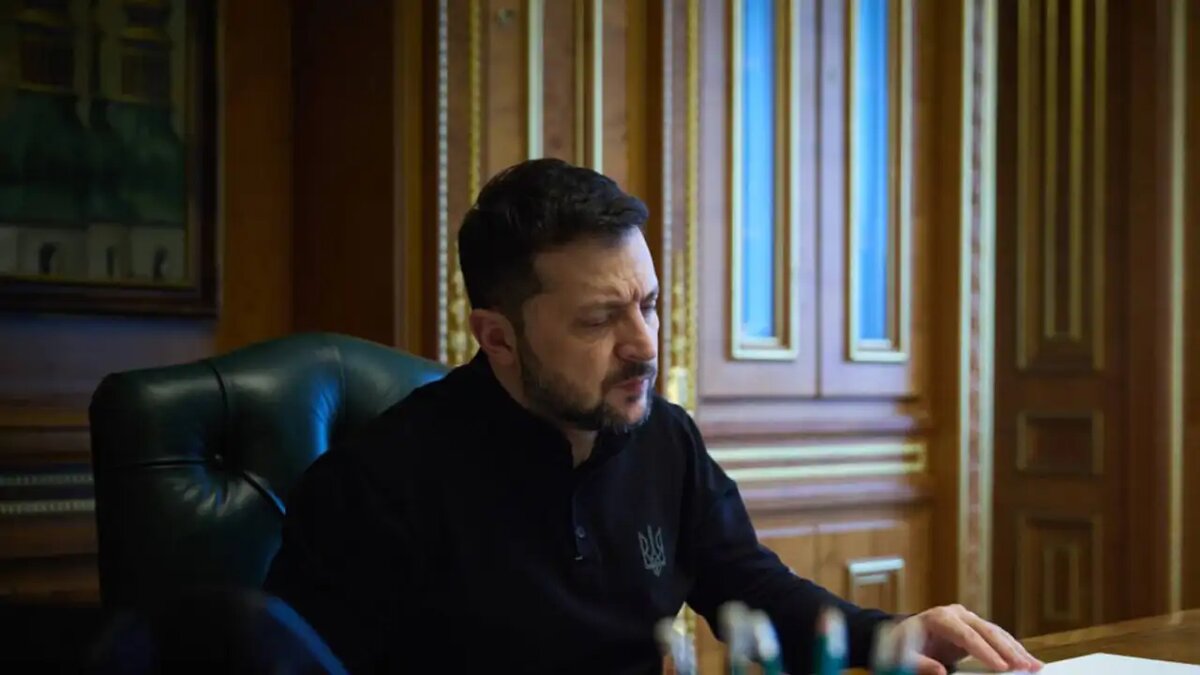    Президент Украины Владимир Зеленский.