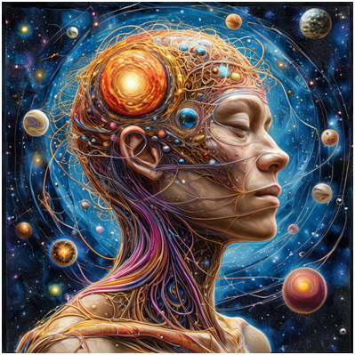 Сгенерировано- круговорот энергии во Вселенной - из вне- человеку и обратно.