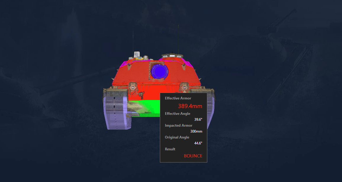 Броня танка занимает 70% от танка. Т.е у вас сплошная броня.