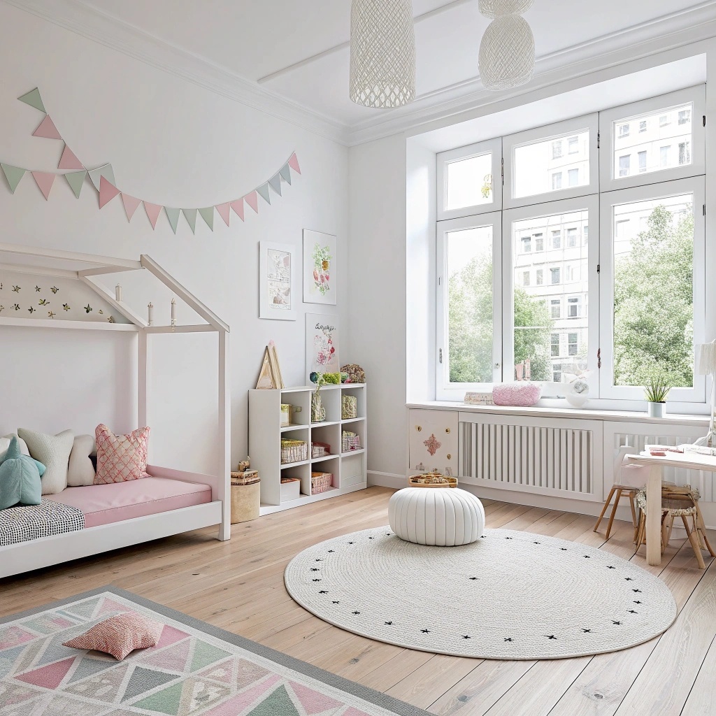 Светлая, уютная обстановка, несложное исполнение и обновление.