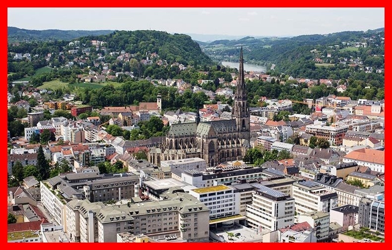 Линц- вид на город