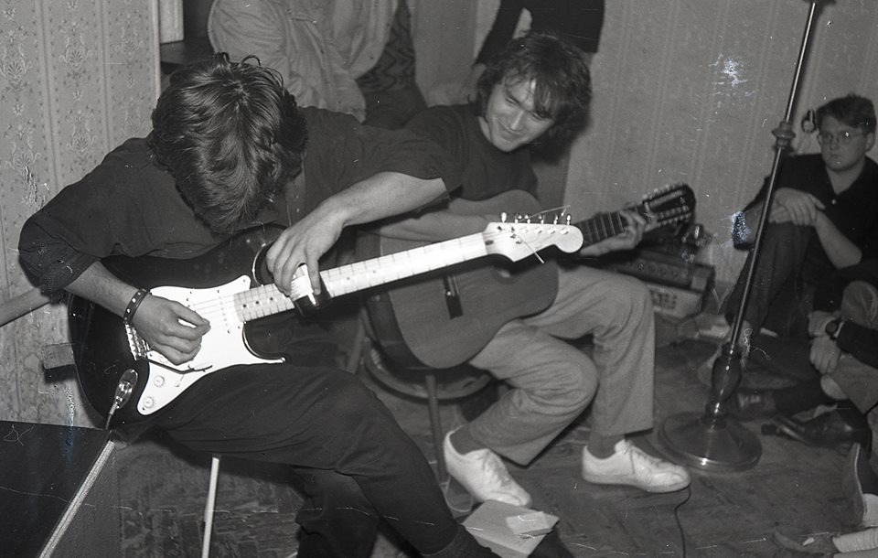 Концерт в выселках на Мойке. 1986 год. Фото - В.Быстров