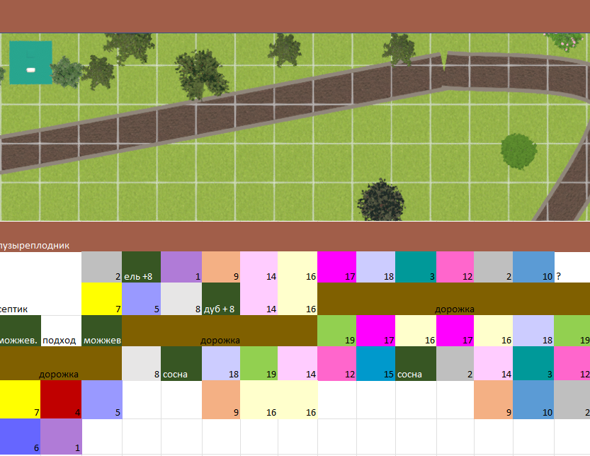 Схема посадки на оснве предложения DeepSeek