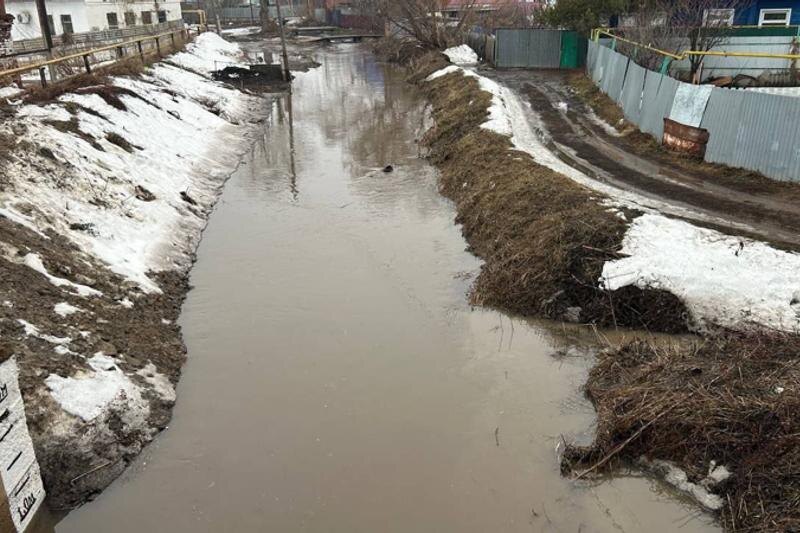    Telegram-канал главы города Бузулука / Вода идет вдоль улиц