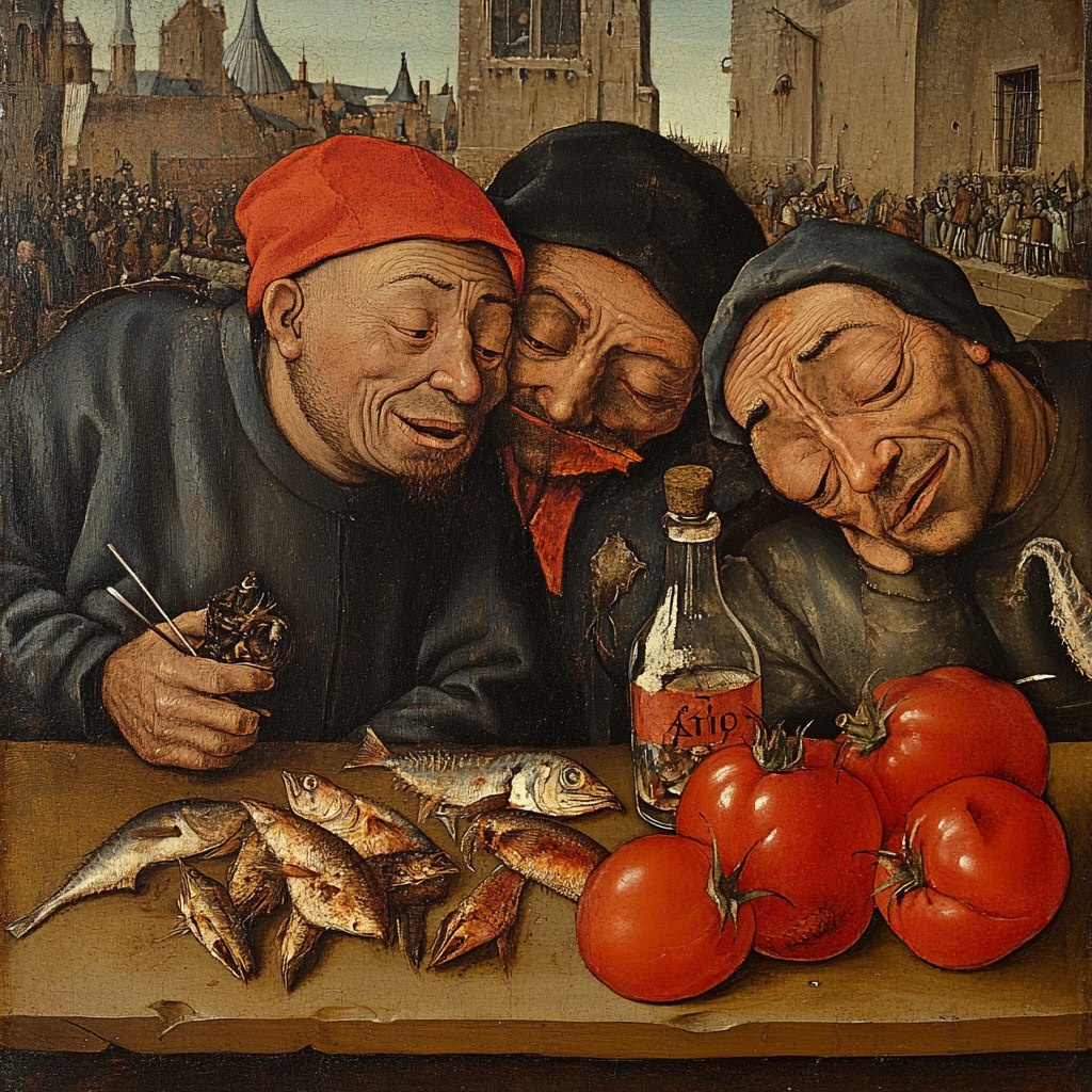 Антропоморфный гротеск в анатомическом стиле Иеронима Босха