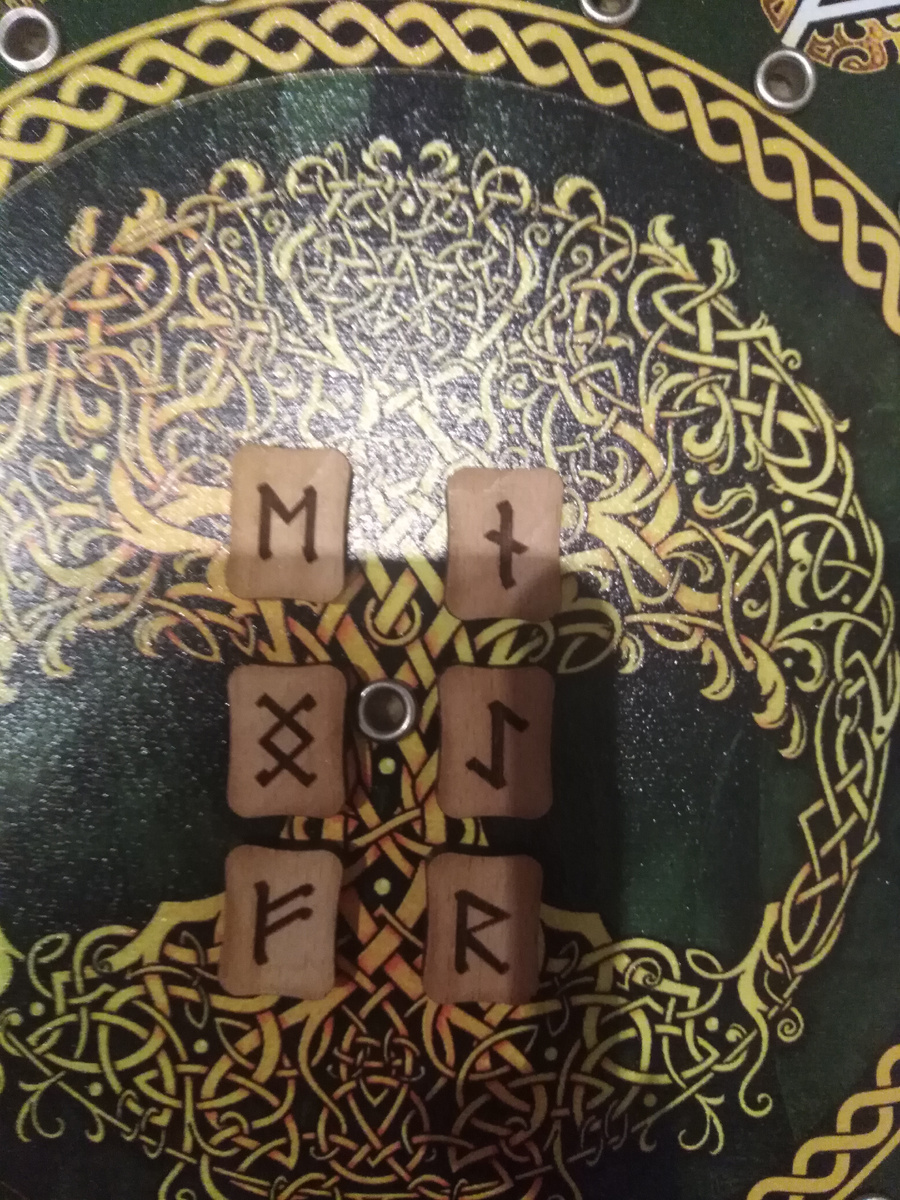 Фото 2. Найдите на фото загаданный вами вариант. Смотреть сверху вниз и слева направо. Всего 3 ряда каждый по 2 руны. Фото канала Таро Портал 