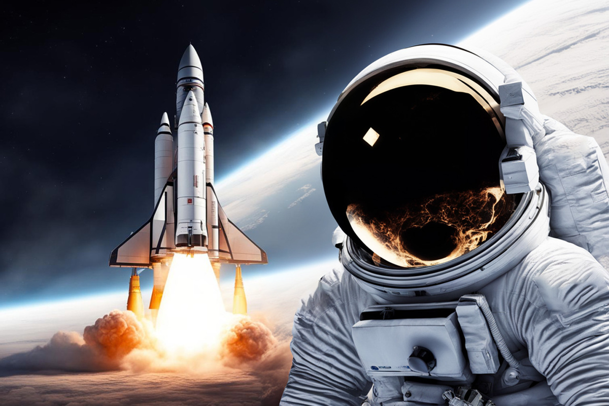 Американцы не могут вернуться с МКС уже полгода.  Фото: Изображение сгенерировано нейросетью Kandinsky 3.1