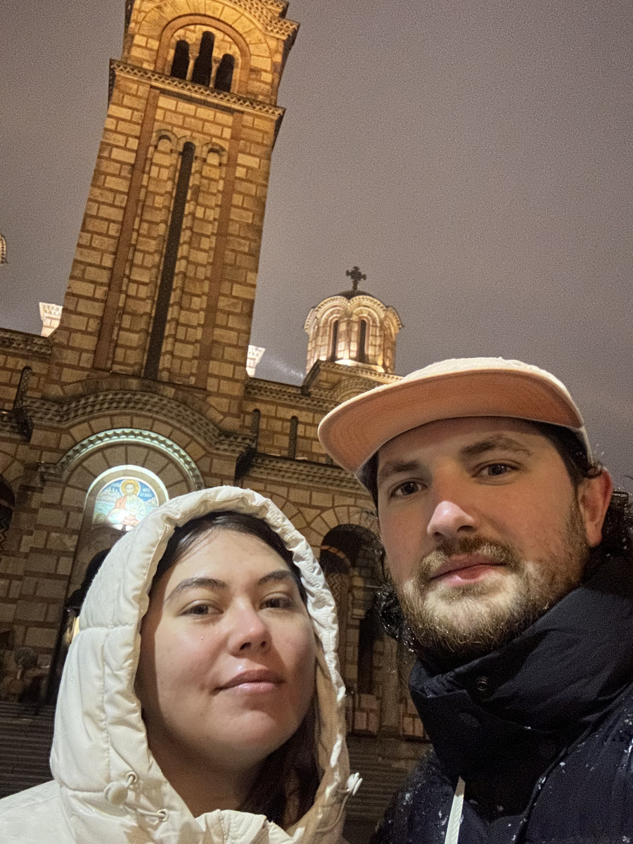 Никита Валеев с супругой