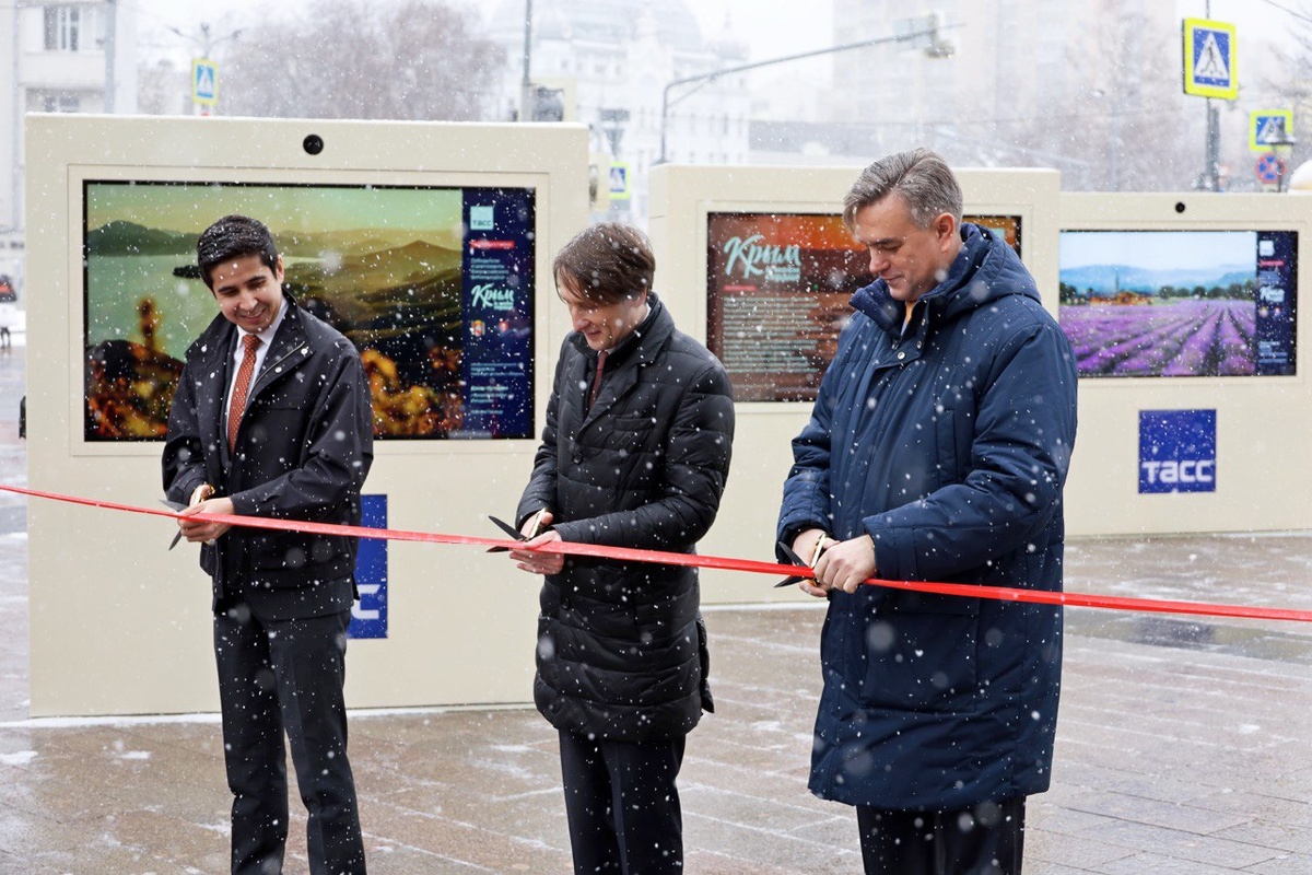 Открытие фотовыставки «Крым в моём сердце» // Фото: Олег Елков/ТАСС