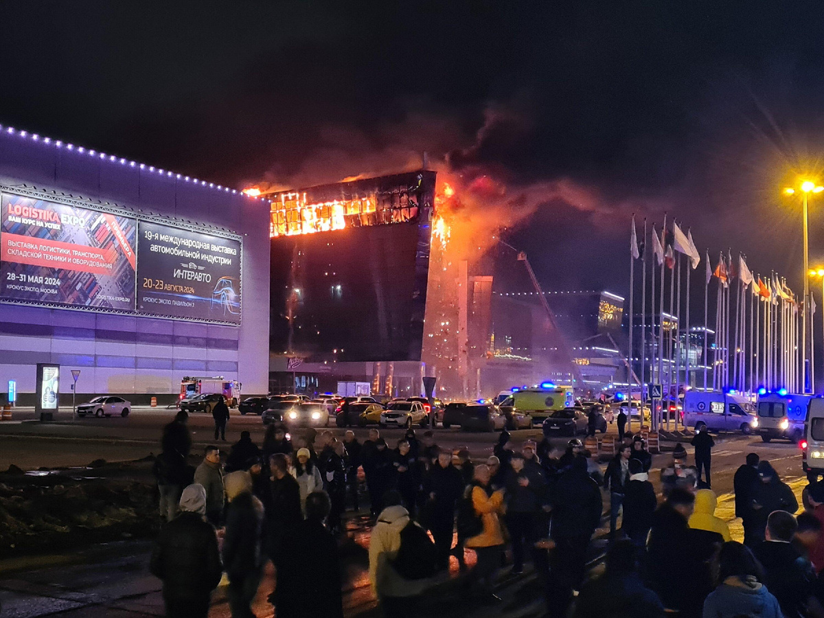 Крокус во время нападения таджикских радикалов