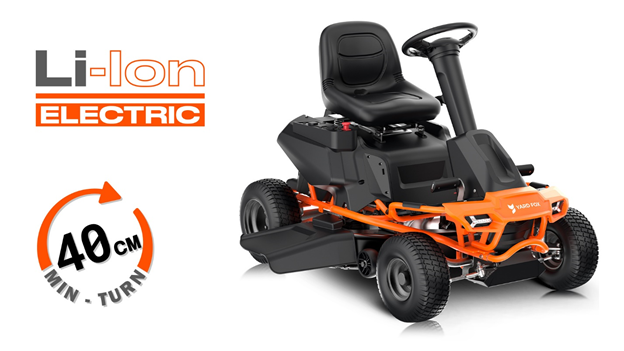 На фото минирайдер YARD FOX T 96 SB с рулевым управлением
