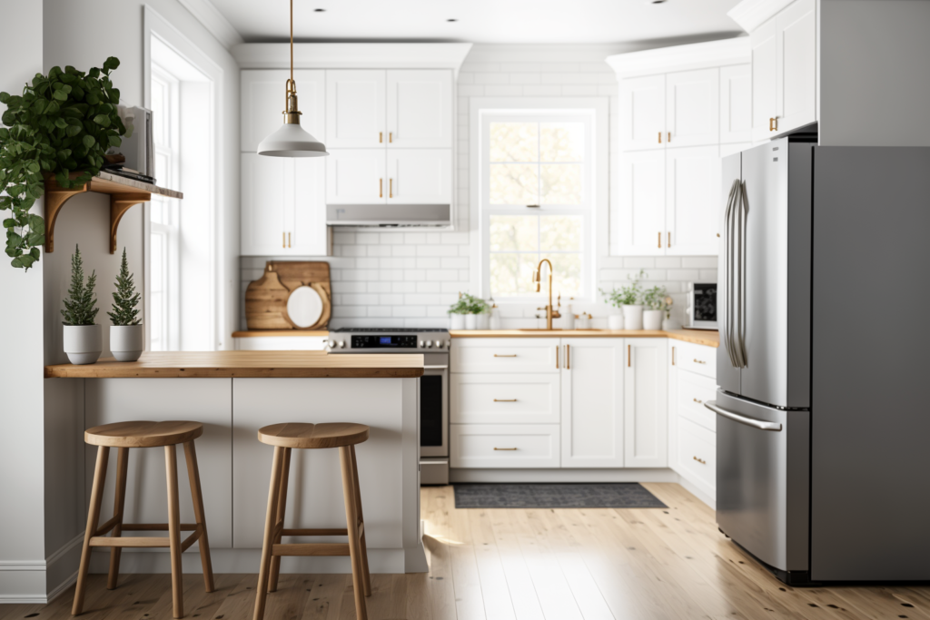    Дизайн кухни в скандинавском минимализме функциональные решения Keri