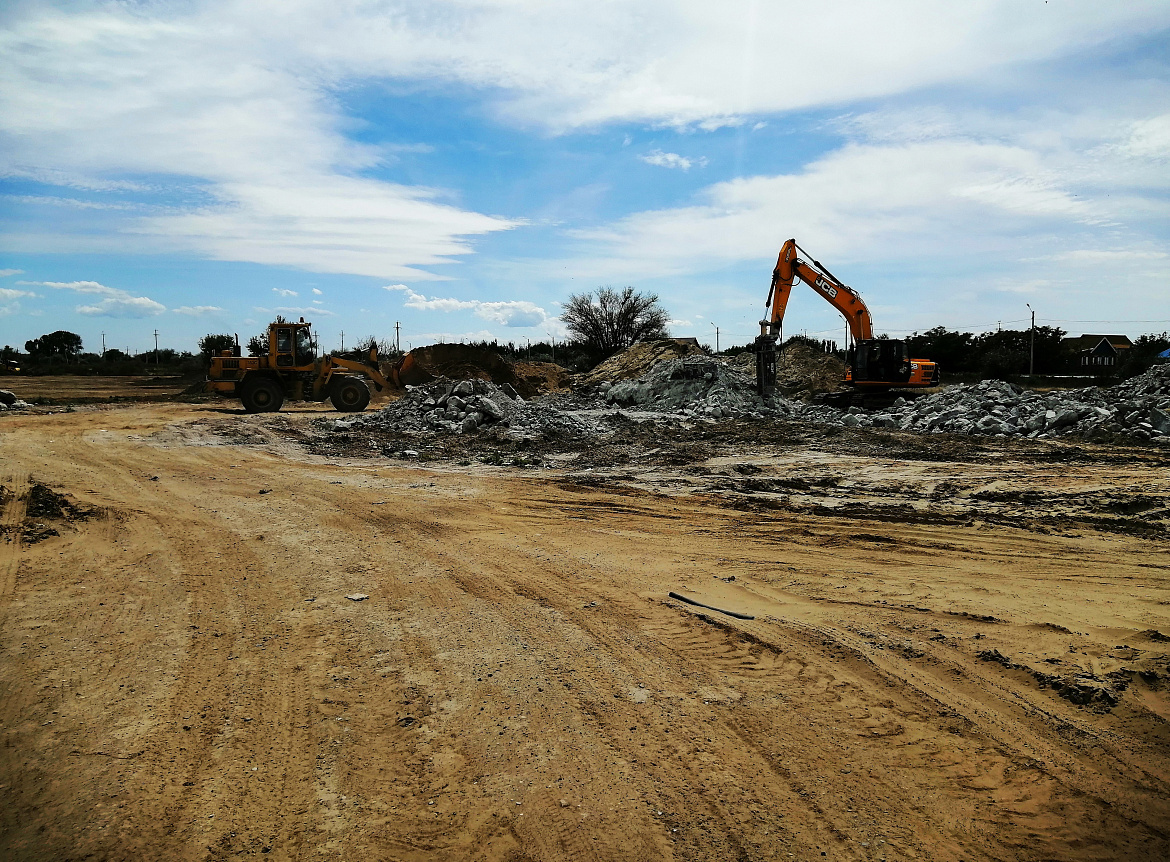 © ГКУ АО "Астраханьавтодор" / astra-avtodor.ru (Строительство Восточного обхода, 2022 г.)