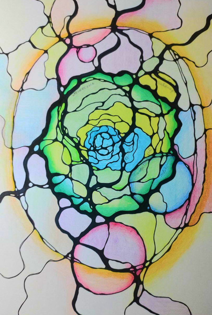 На фото работа ученицы, интенсив НЕЙРОХИЛИНГ®