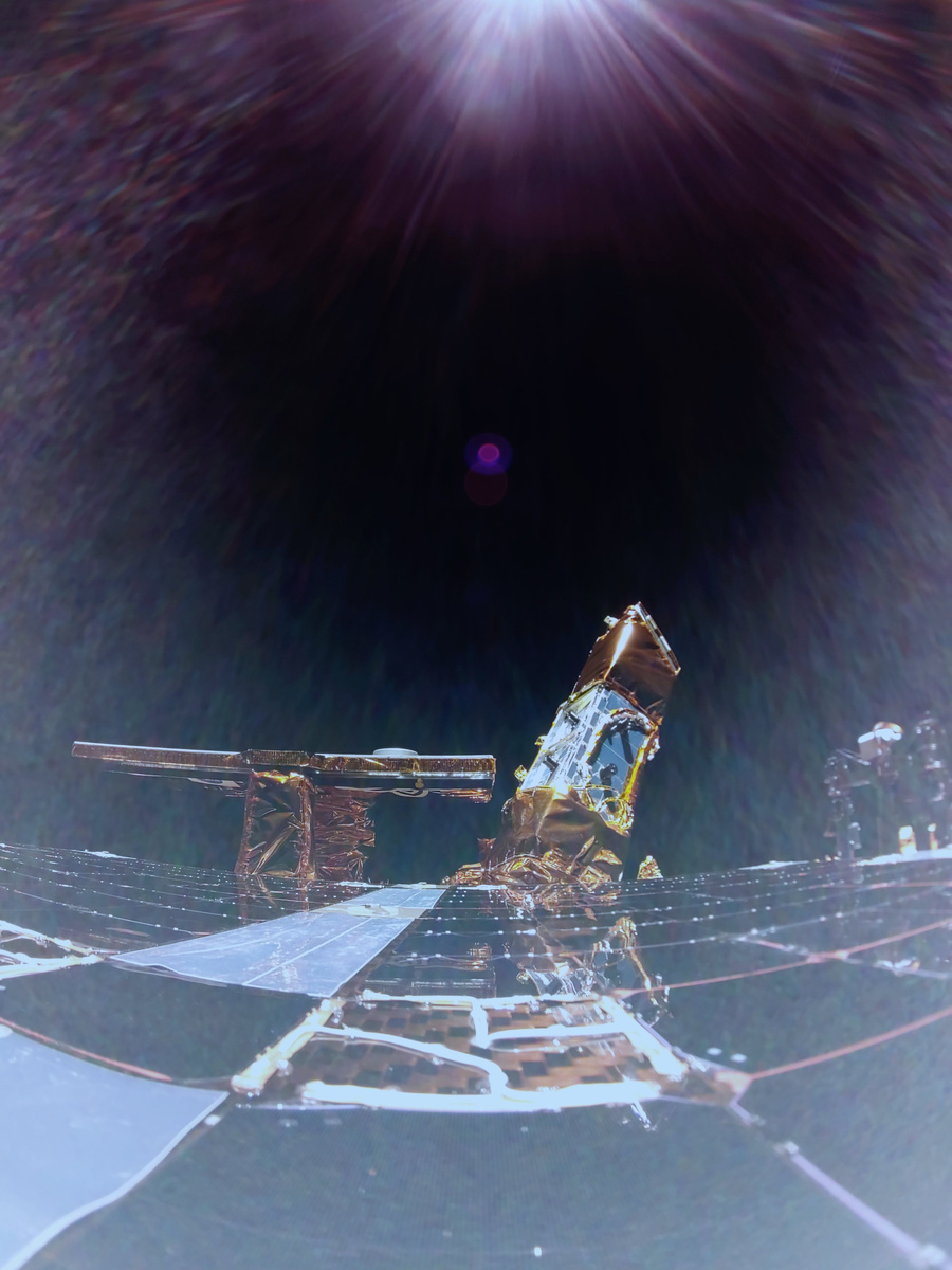 Первый снимок, полученный Blue Ghost M1. Credit: Firefly Aerospace.