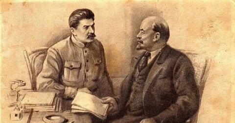 Ленин и Сталин. Vk.com