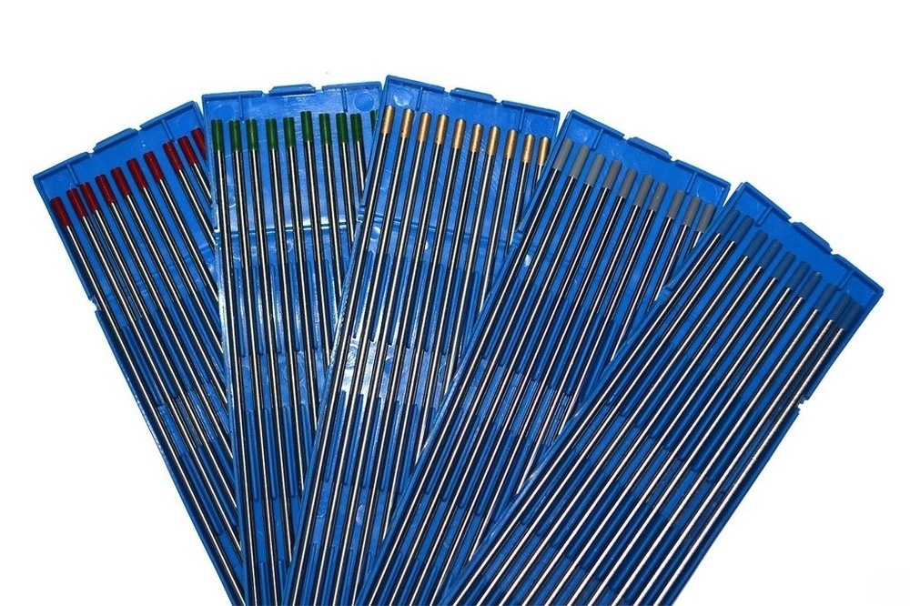 Вольфрамовые электроды разных цветов