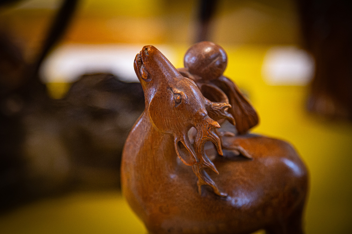 Олениха с олененком. Китай. Первая треть XIX века. Из коллекции ГМЗ «Царское Село». Фото: ГМЗ «Царское Село», Екатерина Новак