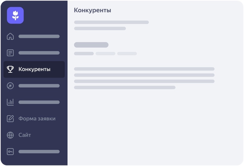Создать карусельРаздел «конкуренты» в Яндекс Бизнес