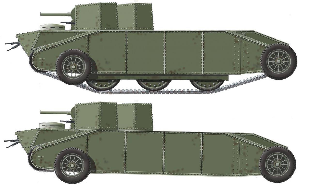 Изображение танка Дыренкова Д-4. Изображение в свободном доступе.