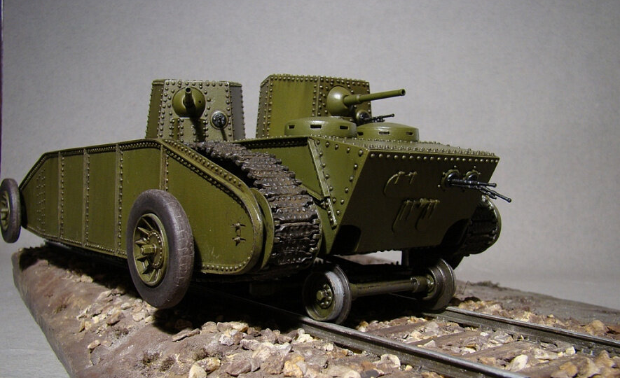 Броня России. Опытный средний "уникум" Дыренкова, 1929