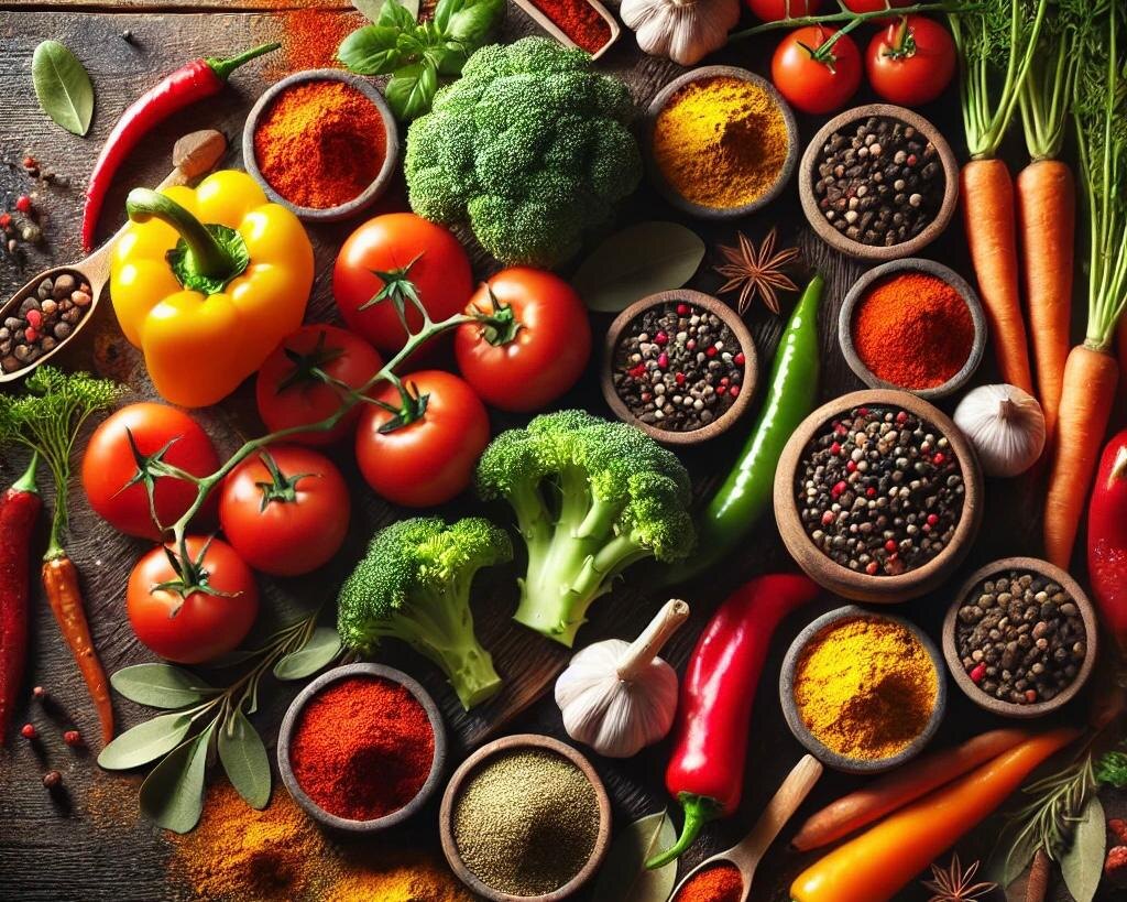 Специи и овощи