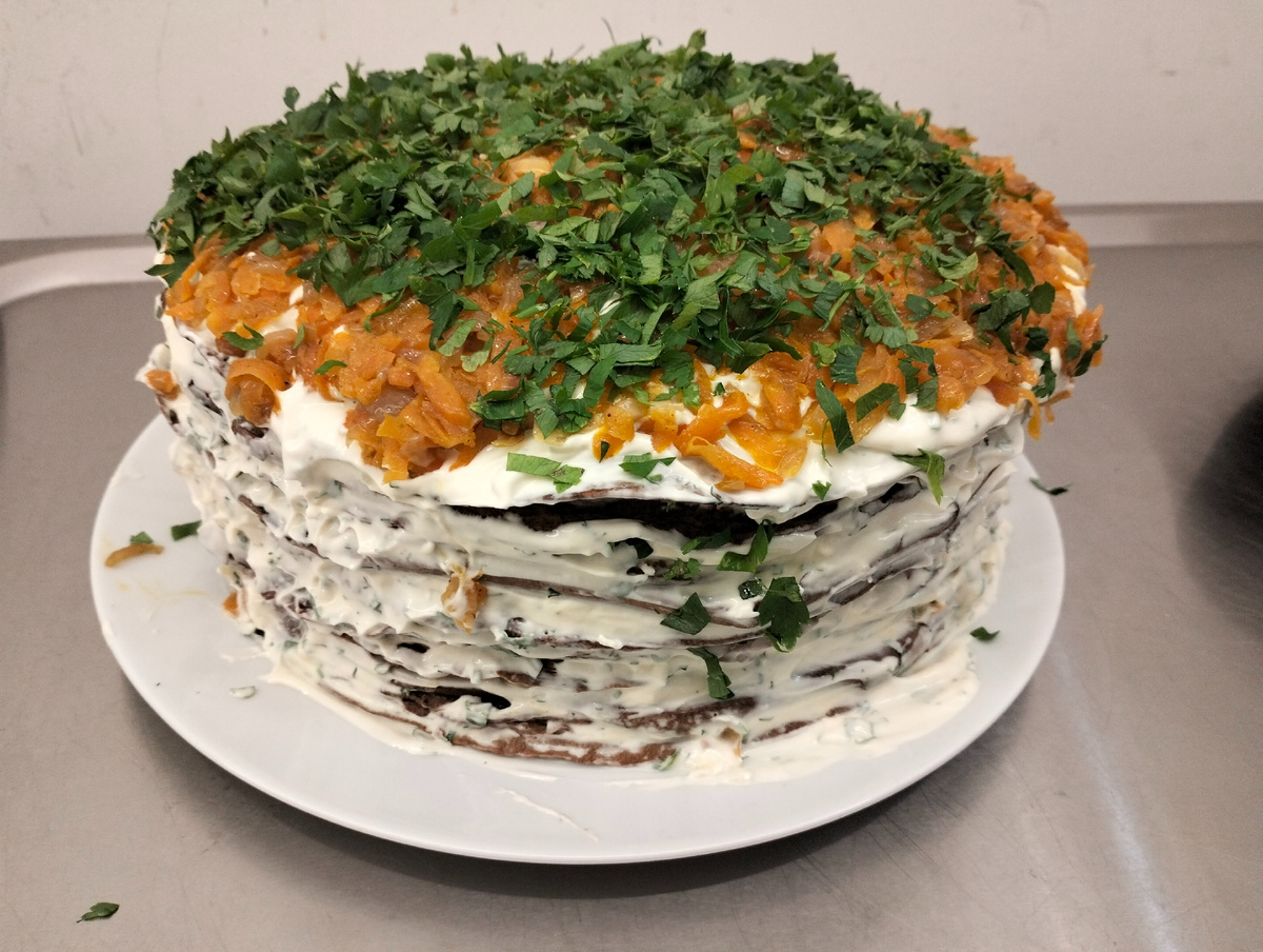 Печеночный торт