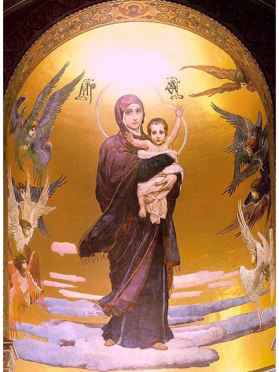 Икона "Благодатное Небо" письма В.М. Васнецова