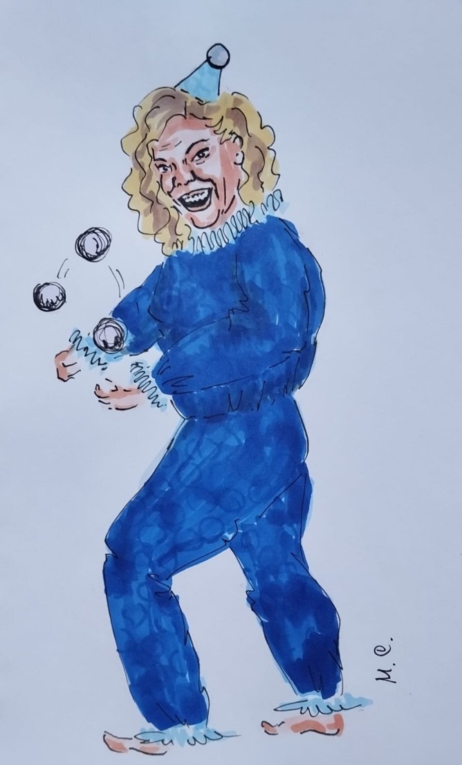 Рисунок художницы Марины Сатиной 