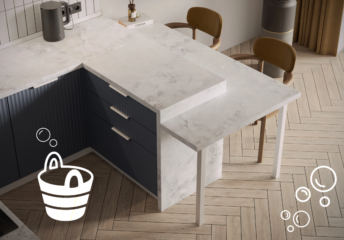 На фото: Кухонный гарнитур Тесса-4