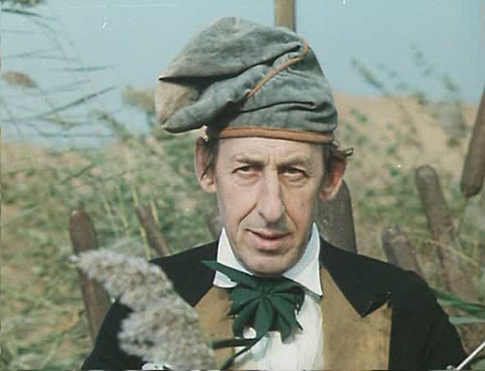 Владимир Басов в роли Дуремара в фильме "Приключения Буратино" (изображение с сайта www.kino-teatr.ru)