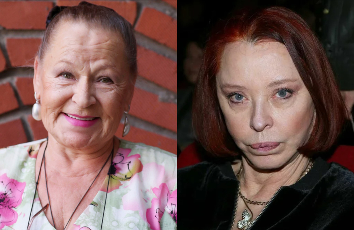 на фото слева Раиса Рязанова, справа Анастасия Вертинская 