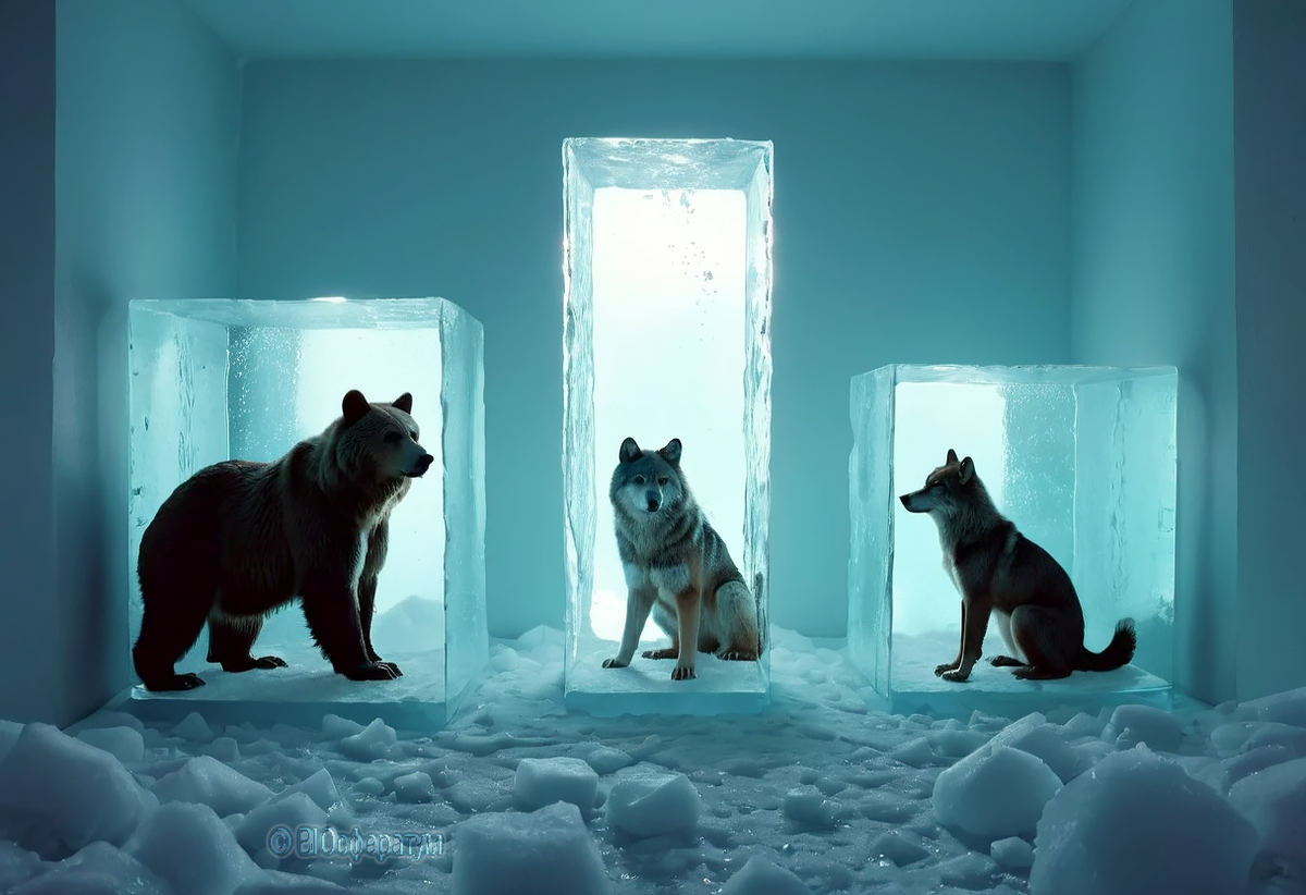 В конце туннеля располагалась странная комната.