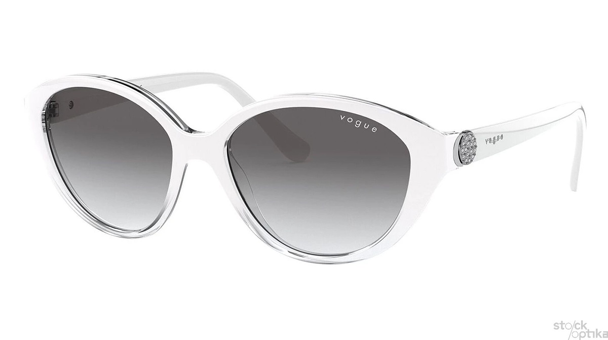 Женские солнцезащитные очки Vogue в белой оправе